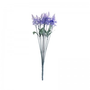 MW02531 ხელოვნური ყვავილების თაიგული ლავანდის რეალისტური ბაღის საქორწილო გაფორმება