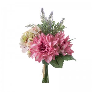 DY1-5673 ດອກໄມ້ທຽມ bouquet Dahlia ຍອດນິຍົມດອກໄມ້ພື້ນຫລັງ