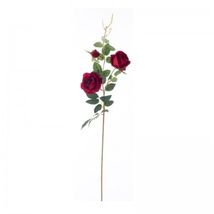 MW03506 အတုပန်းပင် နှင်းဆီ အရည်အသွေးမြင့် မင်္ဂလာပွဲစင်တာများ