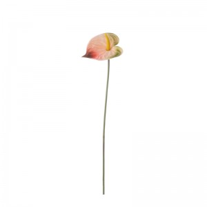 MW08508 مصنوعي گل Anthurium گرم وڪرو پارٽي سينگار