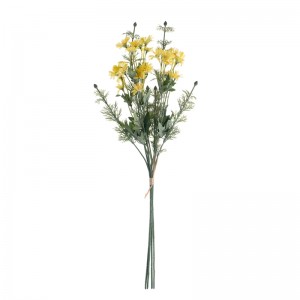 CL51539 ភួងផ្កាសិប្បនិម្មិត Chrysanthemum ការតុបតែងគណបក្សរចនាថ្មី។