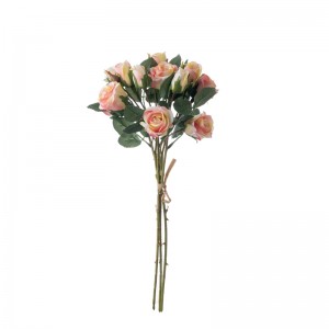 DY1-5784 Kunstig blomsterbuket Rose Factory Direkte salg Bryllup Supply