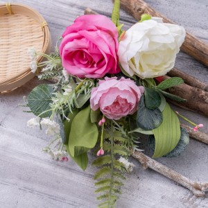 CL54540 Artificial Flower Bouquet Peony High quality Flower Wall Backdrop Bridal Bouquet