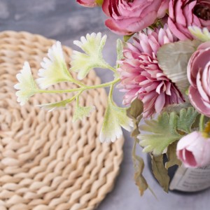 CL10506 Bouquet de flores artificiales Carnation Centros de mesa realistas de boda