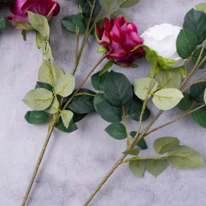 MW03502 Mākslīgo ziedu roze Augstas kvalitātes dekoratīvs zieds