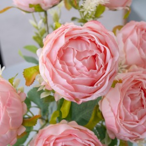 MW31502 Bouquet flè atifisyèl Rose faktori Vann dirèk dekoratif flè