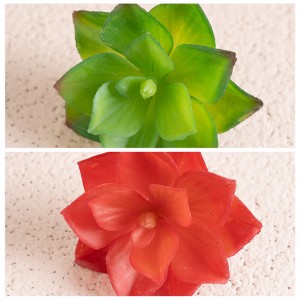 MW17685 Pearl Leaves Artificial Plant Mini Jucculent Lotus Planter για διακόσμηση