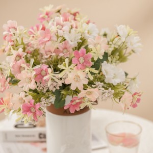 MW81001 ດອກໄມ້ທຽມ Bouquet ປ່າທໍາມະຊາດ Chrysanthemum ຄຸນະພາບສູງຕົບແຕ່ງງານບຸນ