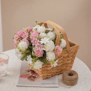 MW81002 ดอกไม้ประดิษฐ์ช่อดอกไม้ลูกดอกเบญจมาศร้อนขายตกแต่งงานแต่งงาน