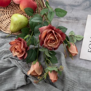 DY1-5719 Tvornica umjetnog cvijeća ruža Direktna prodaja vjenčani središnji komadi