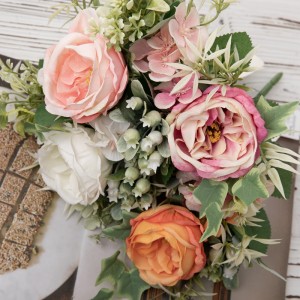 Bouquet de roses artificielles MW55704, décoration de jardin et de mariage, offre spéciale