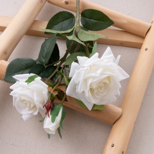 MW60502 Flores artificiales de seda de venta directa de fábrica de rosas