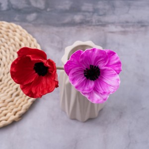MW08510 Flori artificiale Fabric de mac Vânzare directă Decorare pentru petreceri