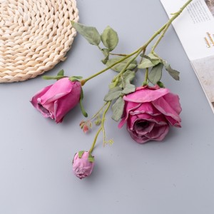 DY1-4527 פרח מלאכותי ורד מכירת חמה קישוט חתונה