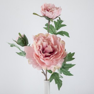 DY1-1911A 52CM single head peony artificial silk flowers gnome home decoration