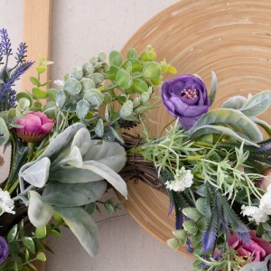 CL54578 Artificial Flower wreath Ranunculus Popular Wedding Supply Wedding Decoration