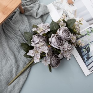 CL04507 دسته گل مصنوعی گل رز فروش داغ تزئین باغچه عروسی