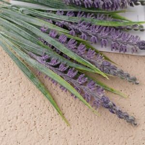 CL67510 Artificial Flower Bouquet Lavender ດອກໄມ້ປະດັບທີ່ນິຍົມ
