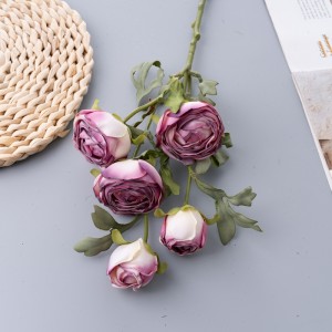 DY1-4479 ดอกไม้ประดิษฐ์ Ranunculus ของตกแต่งงานแต่งงานยอดนิยม