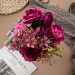 DY1-4563 Искусственный букет роз Новый дизайн Декоративный цветок