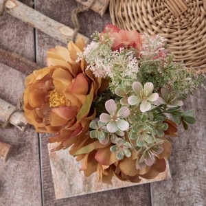 DY1-6157A ດອກໄມ້ທຽມ Bouquet Peony ຮ້ອນຂາຍຕົບແຕ່ງ Wedding