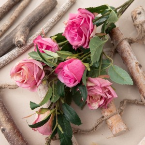MW43810 Fiore artificiale Rosa Fornitura nuziale di alta qualità