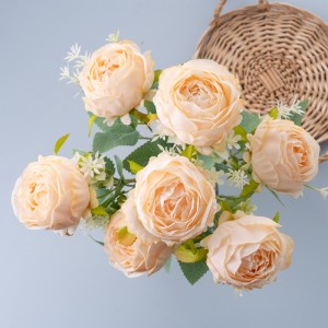 MW31502 Kunstig blomsterbuket Rose Factory Direkte salg Dekorativ blomst