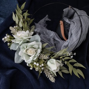 CF01078 कृत्रिम फूलों की माला गुलाब नई डिजाइन शादी की सजावट पार्टी सजावट