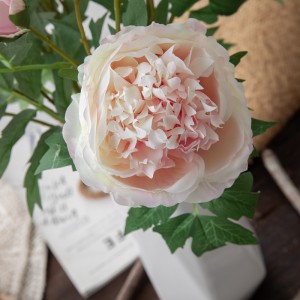 DY1-2072A ดอกไม้ประดิษฐ์ดอกกุหลาบจีนยอดนิยมงานแต่งงาน Centerpieces