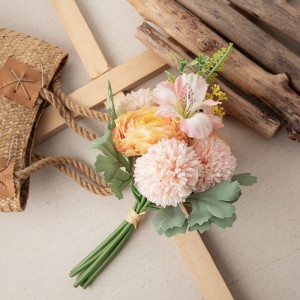 DY1-3281 Artipisyal na Bouquet ng Bulaklak Ranunculus Hot Selling Wedding Dekorasyon