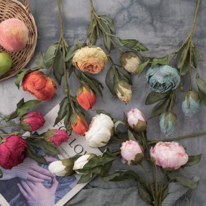 DY1-4387A Artificial Flower Peony Hot Selling Flower Wall Backdrop
