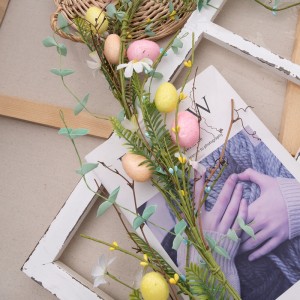 CL55514 Seria suspendată ouă de Paște Comerț cu ridicata Decor pentru petreceri Fundal de perete cu flori