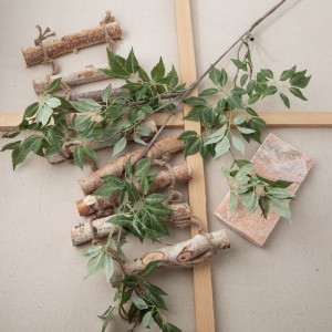 CL59508 Centrotavola per matrimonio di vendita caldo con foglie di piante di fiori artificiali