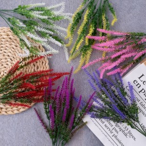 MW02512 Maua Bandia Bouquet Lavender Vituo vya Harusi vya ubora wa juu