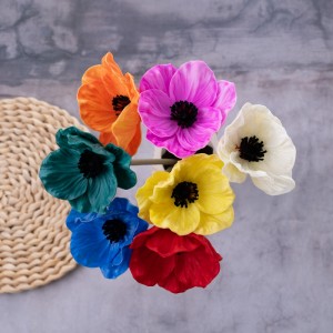 MW08510 Artificial Flower Poppy Factory Direct Sale Party Decoration