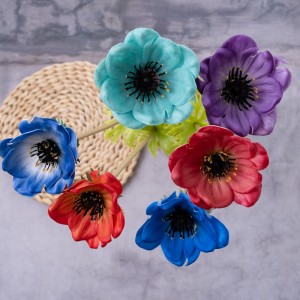 MW08511 Artificial Flower Poppy Realistyske dekorative blommen en planten