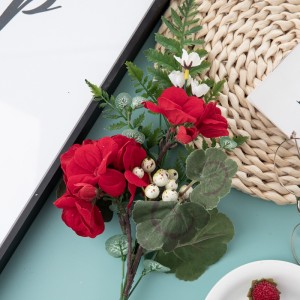 DY1-3615 Bó hoa nhân tạo Crabapple Bán buôn quà tặng ngày lễ tình nhân