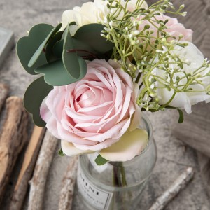 DY1-4062 ပန်းအတု ပန်းစည်း နှင်းဆီ လူကြိုက်များသော မင်္ဂလာဆောင်စင်တာများ