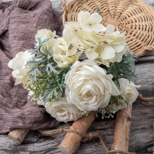 DY1-4473 Artificial Flower Bouquet Rose Hege kwaliteit Silk Flowers