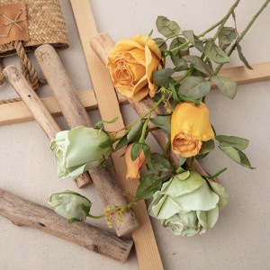DY1-4527 Sztuczny kwiat róży Gorąca sprzedaż dekoracji ślubnych