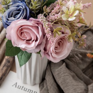 DY1-4550 Bouquet di fiori artificiali Rose Decorazione popolare per matrimoni da giardino