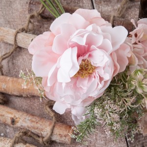 DY1-6157A Bouquet di fiori artificiali Peonia Vendita calda Decorazione di matrimoniu