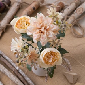 MW55746 Artificial Flower Bouquet Dahlia Hot Selling Decorative Flowers and Plants