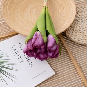 MW59618 Künstlicher Blumenstrauß Tulpe Heiße verkaufende dekorative Blume