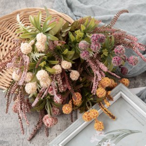 CL66514 Planta de flores artificiales hierba de frijol decoración de boda de alta calidad