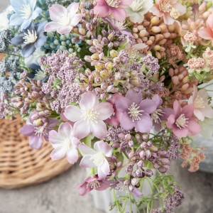 CL66505 Artificial Flower Bouquet Cherry blossoms Popular Wedding Supplies