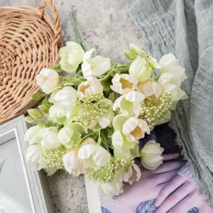 CL66507 Artificial Flower Bouquet Camelia Hot Selling Wedding Supplies
