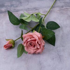 CL03511 פרח מלאכותי ורד פופולרי פרחי משי פרח דקורטיבי