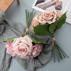 CL04514 Букет штучних квітів Троянда Гарячі продажі весільних центральних елементів