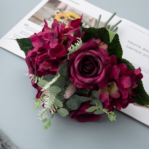ЦЛ04515 Вештачки цветни букет ружа Декорација за забаву високог квалитета
